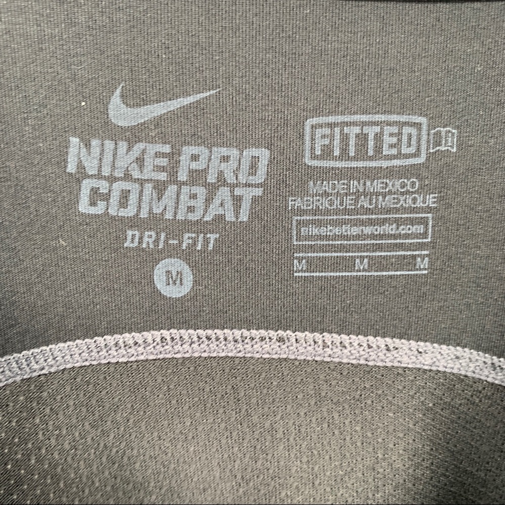 Nike Pro Combat Men's Dri- Fit Shirt Size M - Picture 5 of 8